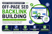do manual backlink building and off page SEO