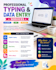 do accurate data entry and typing english and malayalam