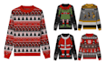 make custom ugly sweater pattern for knit machine and print