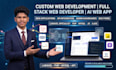 custom web development, full stack web developer, ai web app