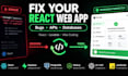 fix debug and complete your react web application