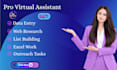 be your VA for lead generation, web research and data entry