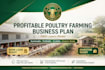 create a profitable poultry dairy and crop business plan