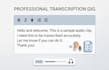 do transcription and data entry