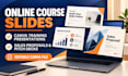 design italian online course slide canva training presentation sales proposal