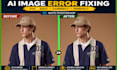 fix, edit, and correct ai generated images with photoshop