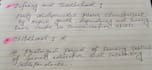 handwrite notes and letters english  and french