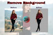 professionally remove background from your images and photos