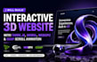 build interactive 3d website with threejs webgl webgpu and gsap scroll animation