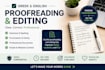 proofread and edit greek and english texts professionally