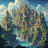 design amazing fantasy landscape