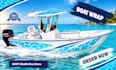 creative boat wrap, wrap decal, vehicle wrap design