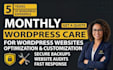 do website maintenance to maintain, update, and secure your website monthly