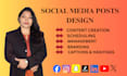 social media posts design