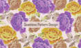 create hand drawn watercolor seamless patterns