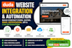 build contact form zapier email notification API CRM integration duda website