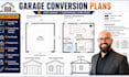 draw garage conversion plans adu architectural permit drawings