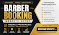 barber booking website setup online appointments local SEO mobile optimization