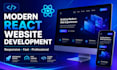 build a modern responsive react website with typescript