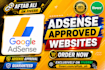sell all types adsense approved websites