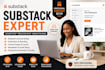 do substack account website publication podcast set up expert substack page
