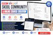 setup skool community skool online course creation community manager training