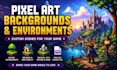 create pixel art backgrounds and environments