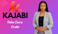create your kajabi online course and kajabi website