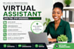 be your virtual assistant for data entry, research and social media