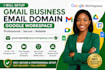 setup gmail business email domain google workspace