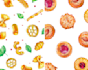 create seamless watercolor pattern