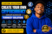 be your blockchain developer, smart contract, ethreum, for custom cryptocurrency