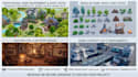 create custom 3d game maps, environments, scenes and levels