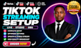 setup tiktok live tiktok studio tiktok streaming and obs studio streaming setup