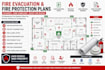 design fire emergency evacuation plan exit map hydrant block ca tx fl co permit