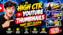 create a professional  youtube thumbnail
