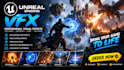 create unreal engine vfx and unity game vfx effects