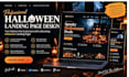 design a high converting halloween landing page for shopify or wordpress