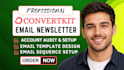 setup convertkit newsletter convertkit email sequence kit landing page expert