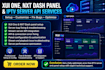 setup xtream ui, xui one, nxtdash panel, server bugs fixing, stream server api