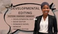 developmental edit fiction novel, fantasy, memoir