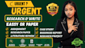 provide urgent writing services with fast delivery