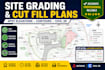 create contour grading spot elevation site grading and cut fill plans