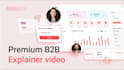 professionally custom 2d saas explainer videos