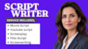write movie script youtube scriptwriter screenplay screenwriting TV script