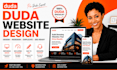 build duda website design duda ai website redesign duda landing page