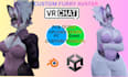 custom furry vrchat avatar anime vrc rigging toggles and expression