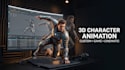 create 3d character animation, game animation and rigging