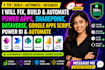 fix build ai powerapps sharepoint dataverse google app scripts power bi automate
