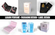 design luxury perfume packaging and label